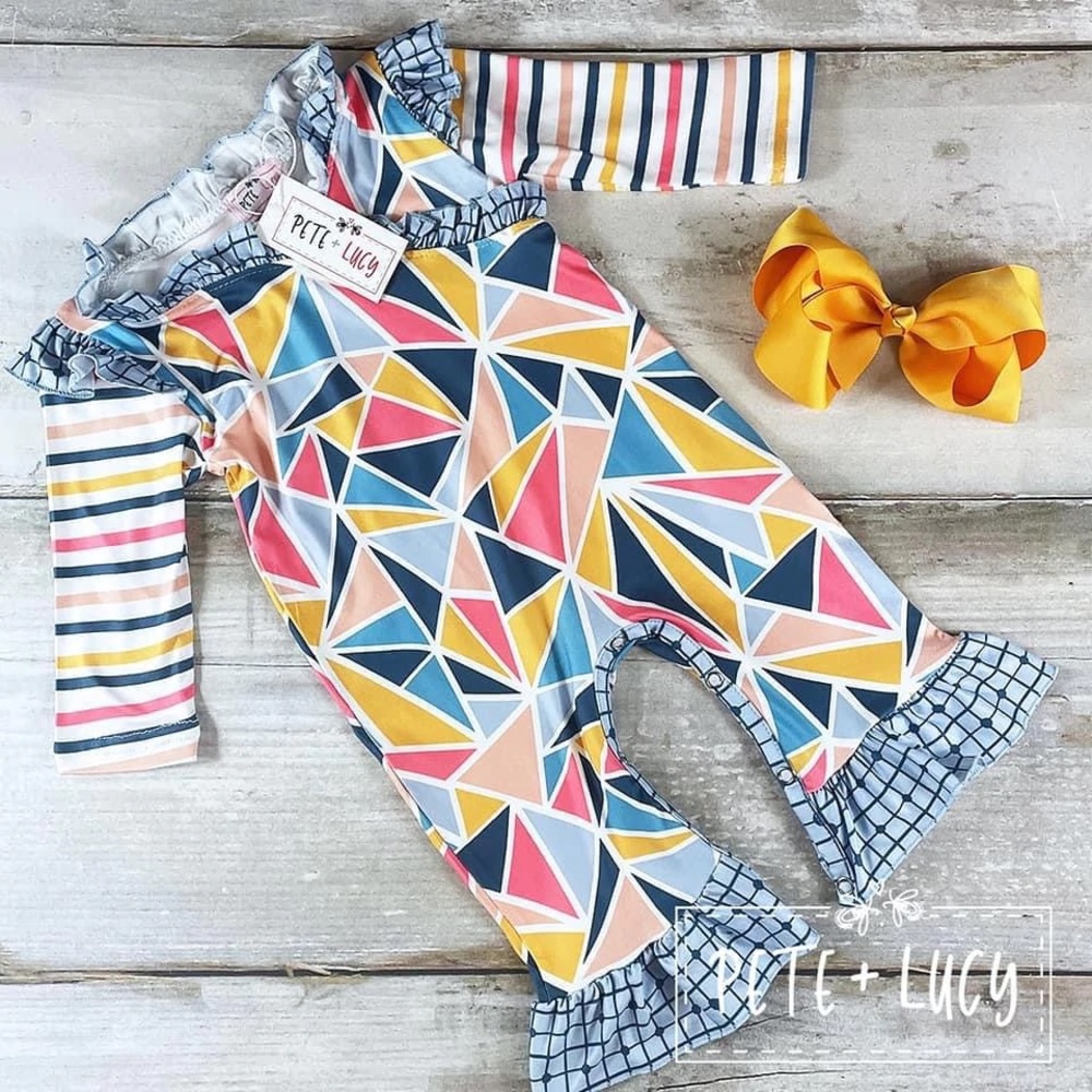 Gorgeous Geo Romper (Pete and Lucy)